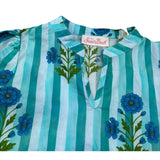 Saint Barth Abito Mezza Manica Stampa Fantasia Floreale per Bambina JUMEIRA VERDE SAINT BARTH 