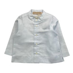 La Stupenderia Camicia Tinta Unita con Manica Lunga per Neonato TJCM73D AZZURRO LA STUPENDERIA 