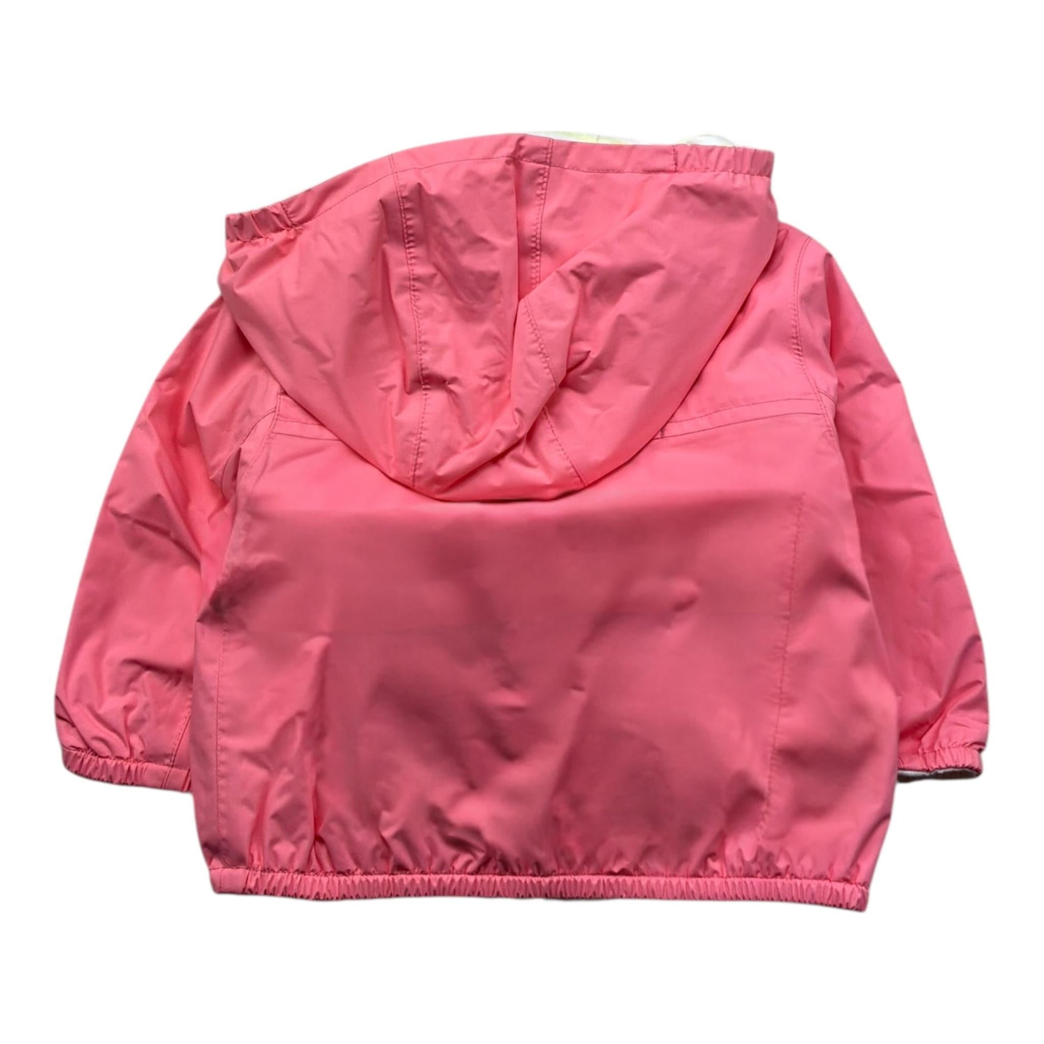 K-Way Giubbino Tinta Unita con Zip E Cappuccio per Neonata K2132MW ROSA K-WAY 