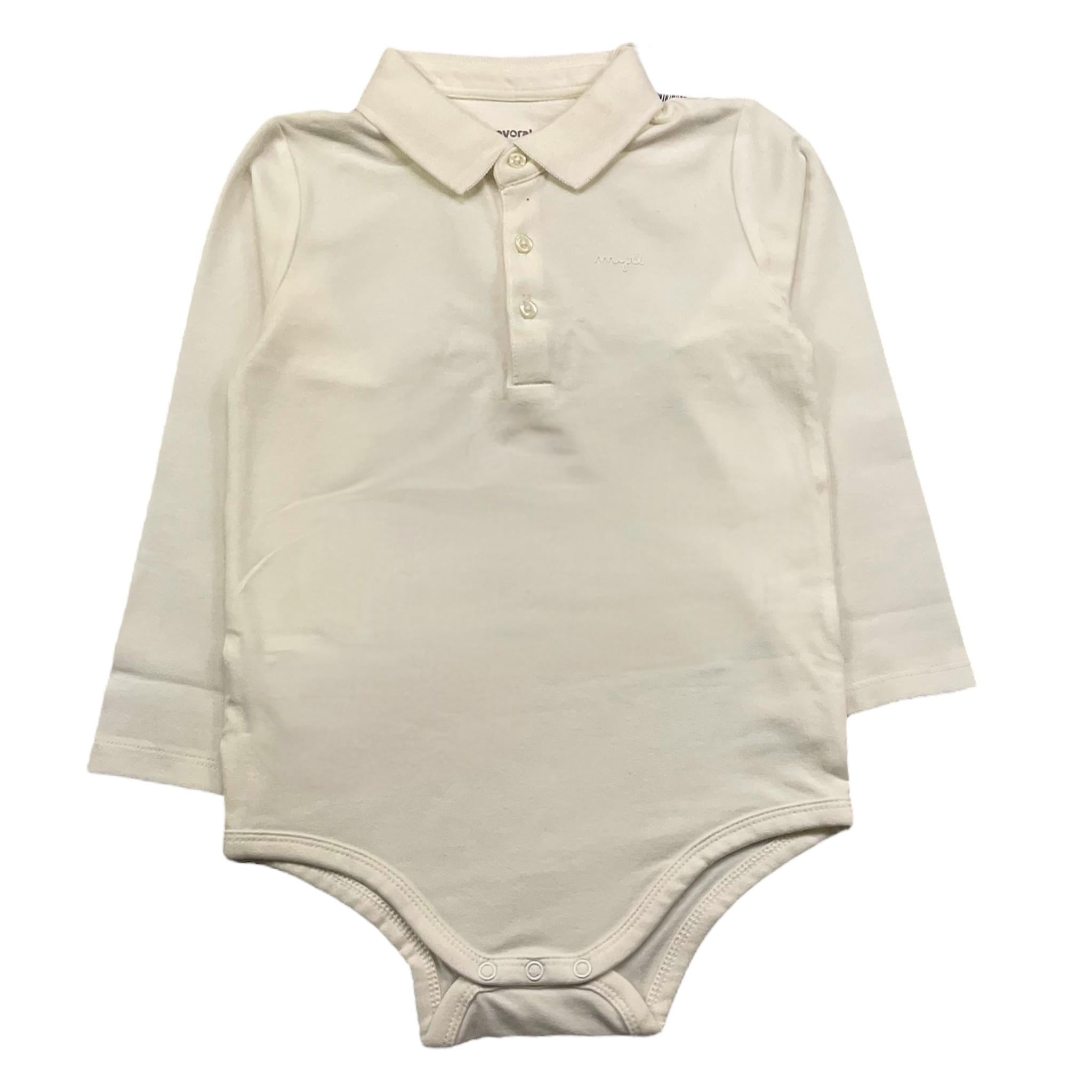 MAYORAL body manica lunga tinta unita Panna per Neonato 2183 PANNA MAYORAL 