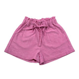 Malvi & Co Short tinta unita con Elastico In Vita Rosa per Neonata S25M032SHLCN ROSA MALVI & CO 
