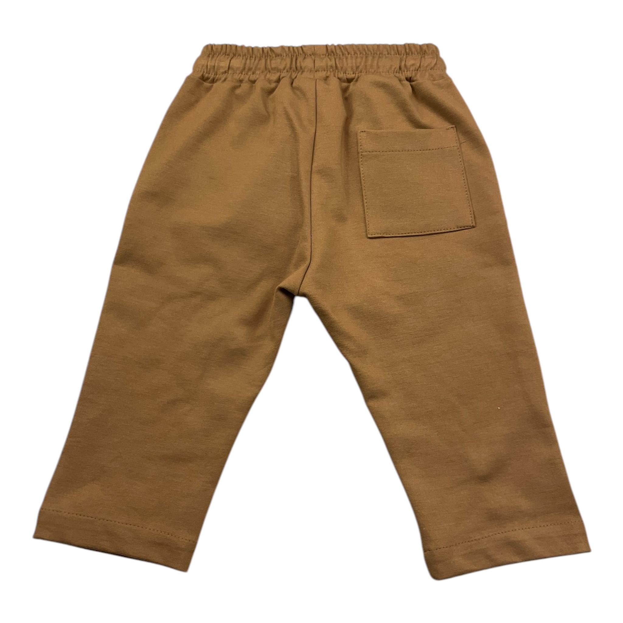 LE BEBE' pantalone tinta unita con elastico in vita Marrone per Neonato LBB5182 MARRONE LE BEBE' 