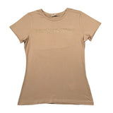 Michael Kors T-Shirt Girocollo Tinta Unita con Stampa per Bambina R30314X BEIGE MICHAEL KORS 