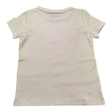 Guess T-Shirt Girocollo Tinta Unita con Logo per Bambina K5RI02K6YW4 BIANCO GUESS 