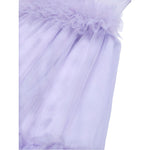 Abel & Lula Abito Tinta Unita Giromanica con Tulle per Bambina 5051XX LILLA ABEL & LULA 