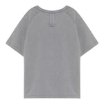 Dou Dou T-Shirt Girocollo Tinta Unita per Bambina DW8P51 GRIGIO DOU DOU 