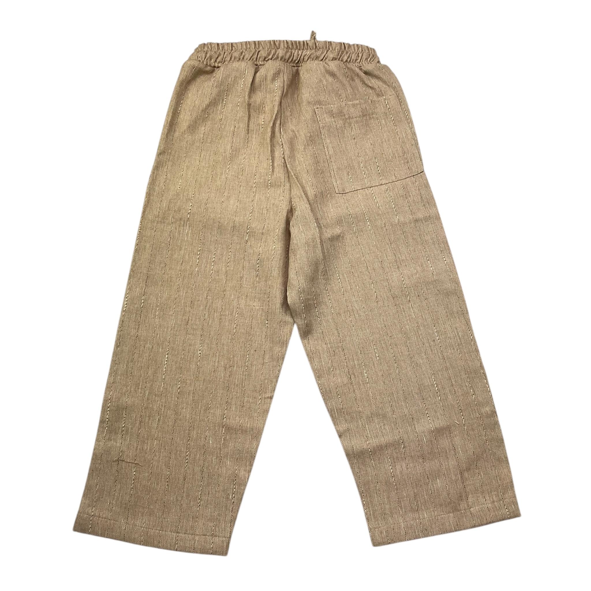 M+E' Pantalone Tinta Unita con Elastico In Vita per Bambino UEM0502 SABBIA M+E' 