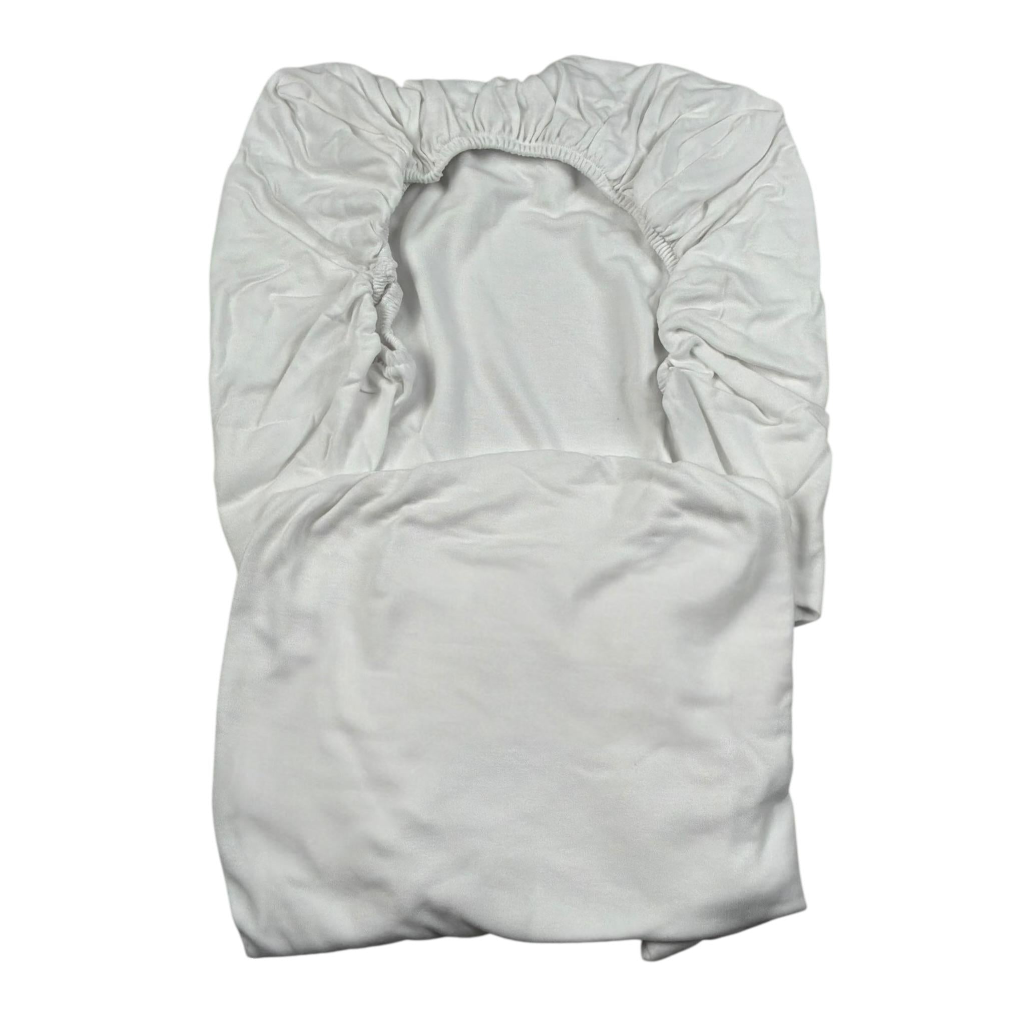 Bamboom+Babies Set 2 Pezzi Lenzuola con Angoli Tinta Unita per Neonato 217 BIANCO BAMBOOM+BABIES 