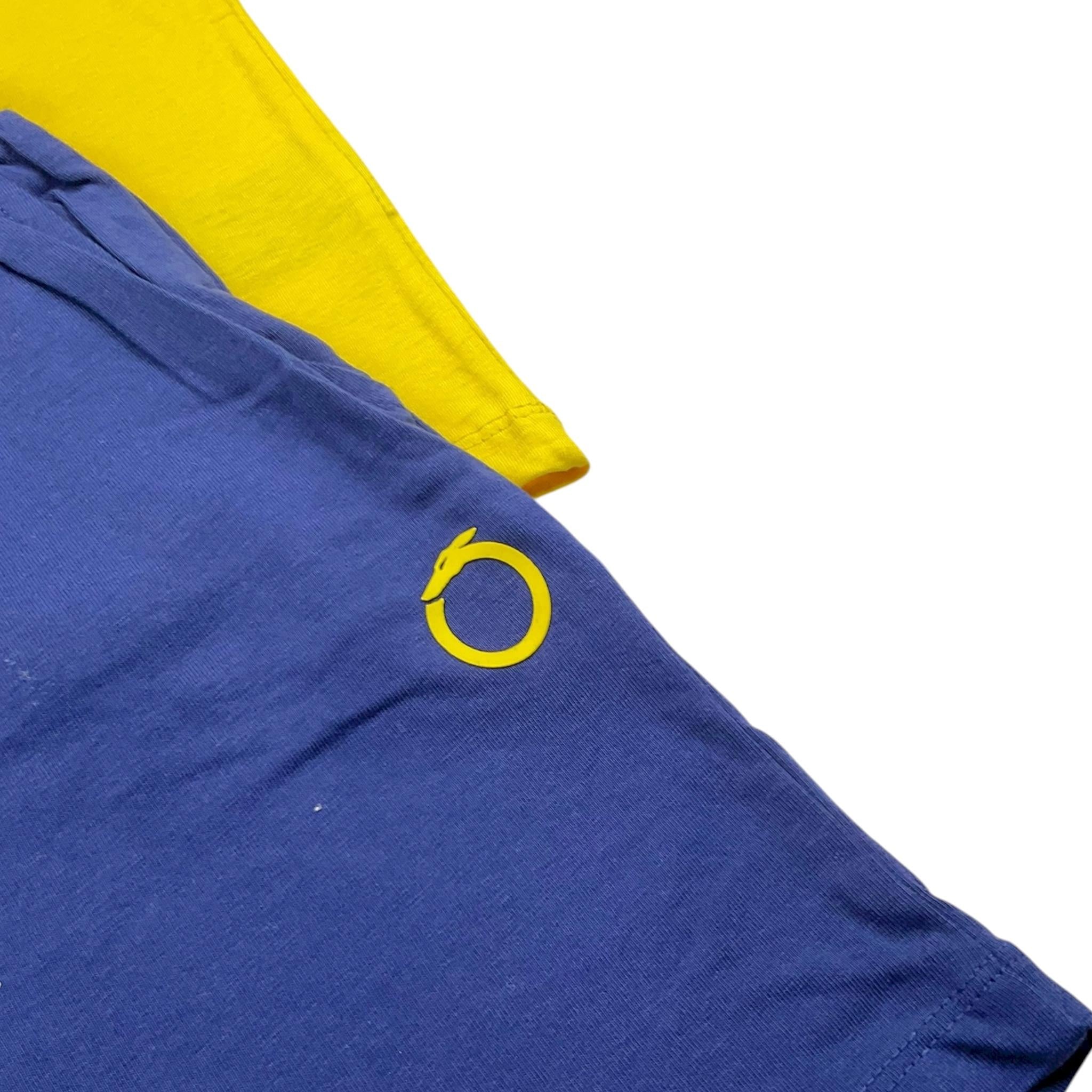 Trussardi Completo 2 Pezzi Bicolore T-Shirt-Bermuda per Bambino XBP24001CJ GIALLO/BLU TRUSSARDI 