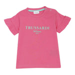 Trussardi T-Shirt Tinta Unita con Stampa per Neonata TIP25001TS ROSA TRUSSARDI 