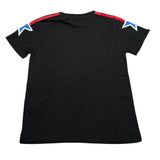 Boy London T-Shirt Girocollo tinta unita con Stampa Nero per Bambino TSBL2157J NERO BOY LONDON 
