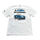 Saint Barth T-Shirt Girocollo Tinta Unita con Stampa per Bambino 00646LL BIANCO SAINT BARTH 