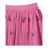 Stella Mccartney Gonna Tinta Unita con Stampa per Bambina TW7B01 ROSA STELLA McCARTNEY 