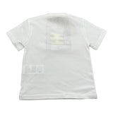 Elisabetta Franchi T-Shirt Girocollo Tinta Unita con Logo per Bambina EFTS185 BIANCO ELISABETTA FRANCHI 