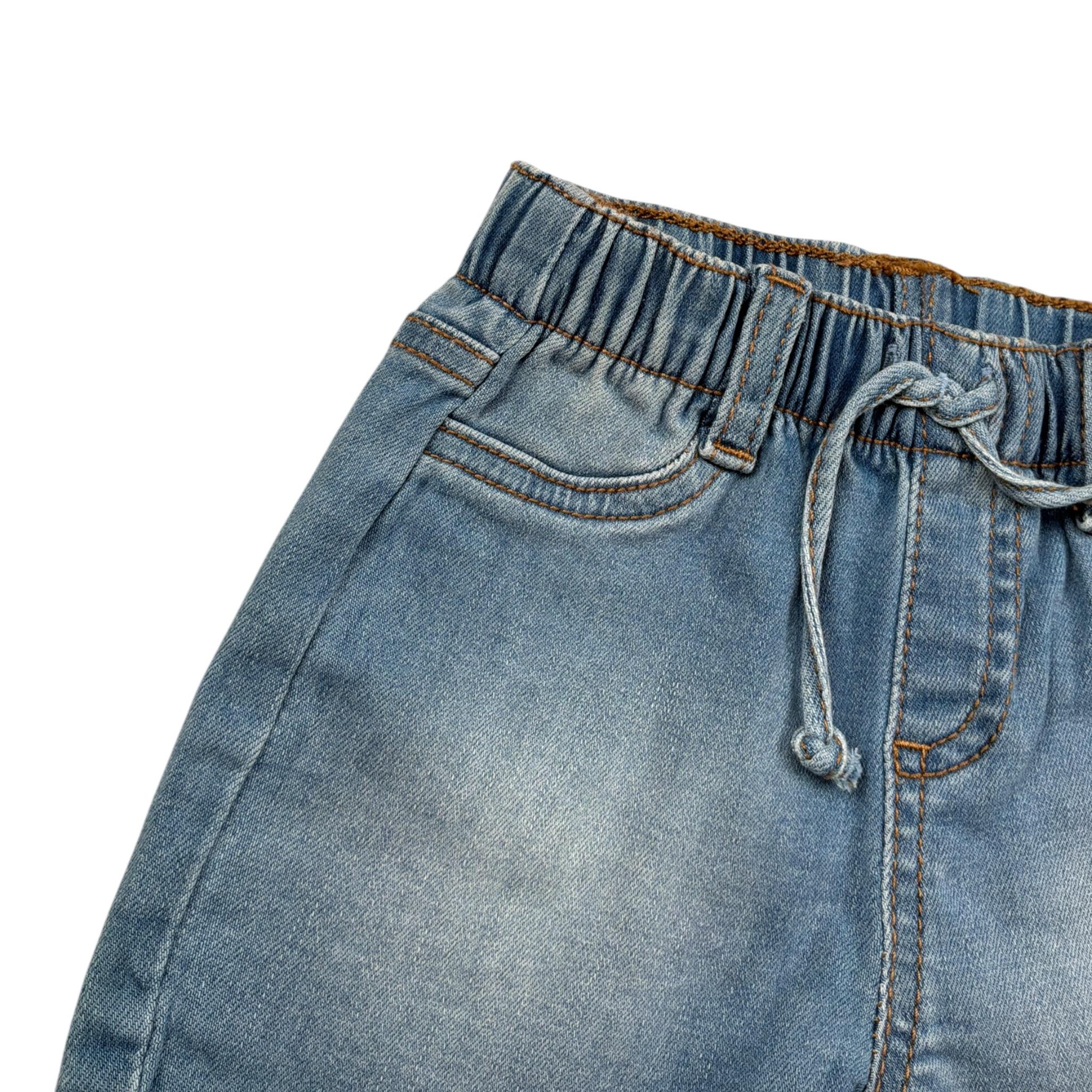 Mayoral Bermuda tinta unita In Denim con Elastico In Vita Azzurro per Neonato 1209X AZZURRO MAYORAL 