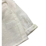 Amaya Camicia Manica Lunga Tinta Unita con Colletto Coreano per Bambino 593300 PANNA AMAYA 