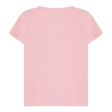 Guess T-Shirt Girocollo Tinta Unita con Logo per Bambina K5RI00K6YW4XXJ ROSA GUESS 