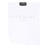 John Richmond T-Shirt Girocollo Tinta Unita con Stampa per Neonata RIP25002TSXXN BIANCO JOHN RICHMOND 