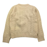 U.S. POLO ASSN maglia gircollo tinta unita Panna per Bambina US40673 PANNA U.S. POLO ASSN 