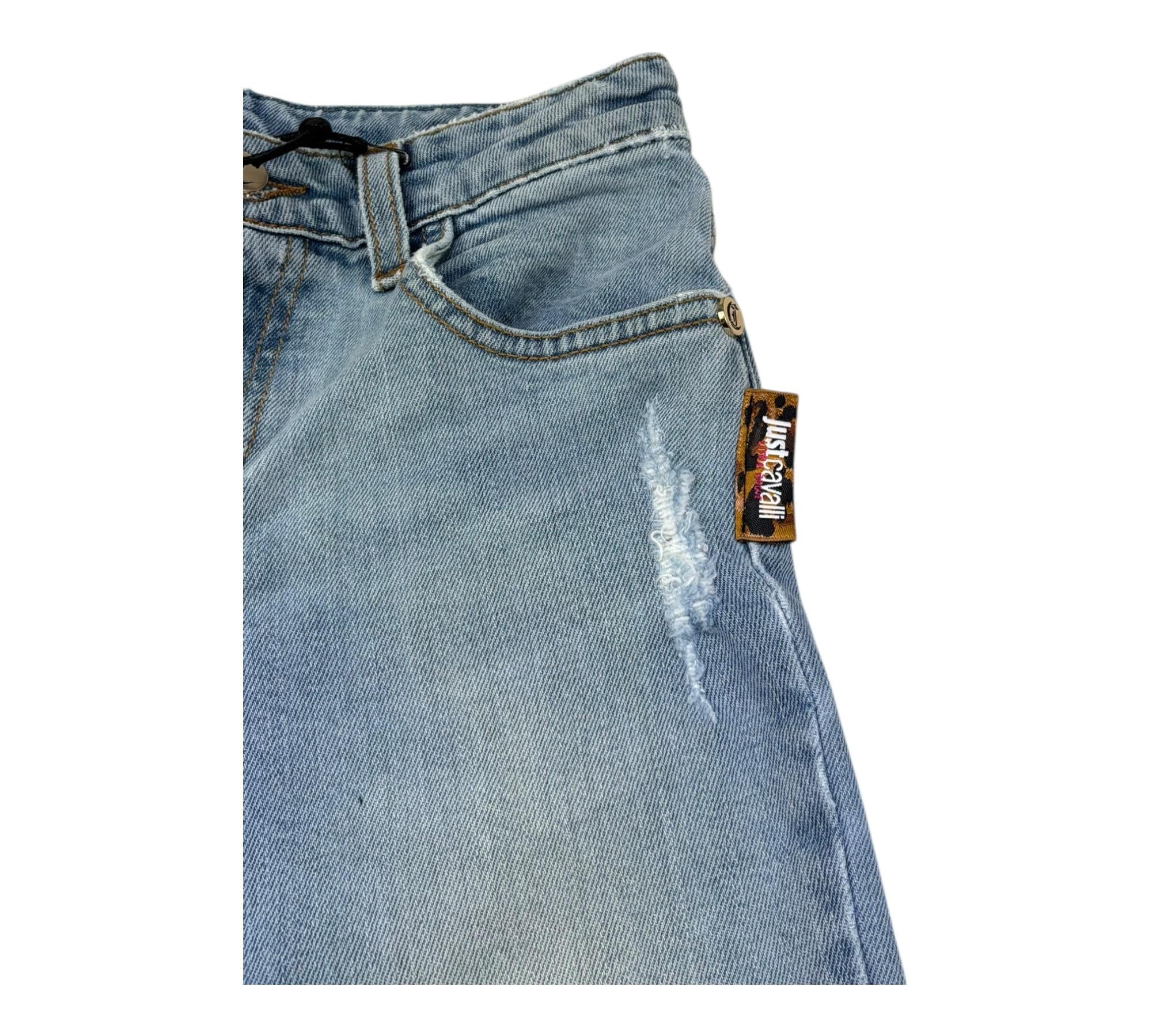 Trussardi Jeans Tinta Unita con Girovita Regolabile per Bambino JGP26196JE AZZURRO TRUSSARDI 