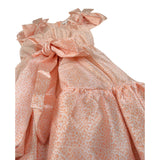 Miss Grant Abito Tinta Unita con Stampa per Bambina MG1226 PESCA MISS GRANT 