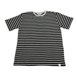 Paolo Pecora T-Shirt Girocollo tinta unita con Stampa A Righe Nero per Bambino P2668 NERO PAOLO PECORA 