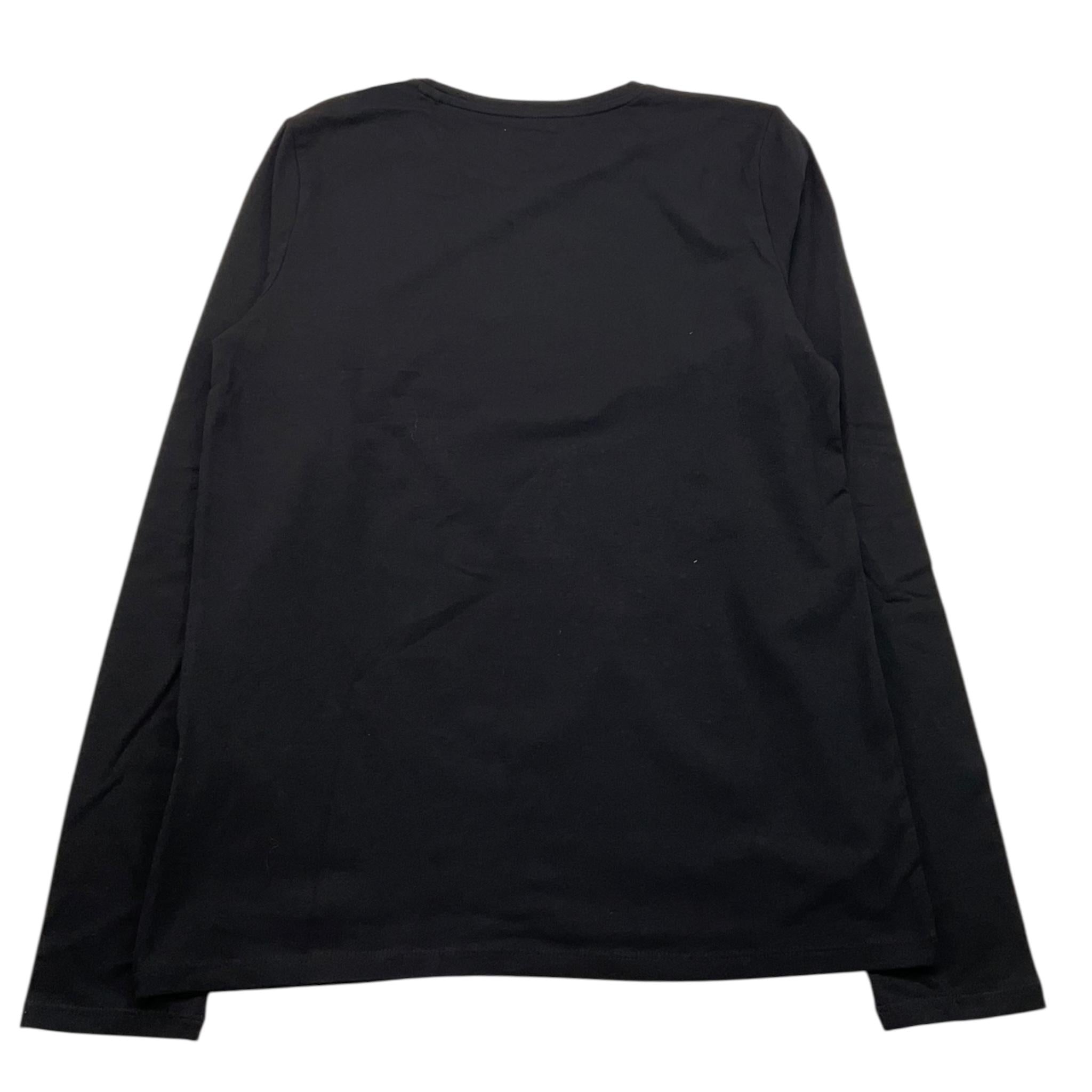 GUESS shirt girocollo tinta unita con stampa brillantinata Nero per Bambina J4BI09J1314 NERO GUESS 