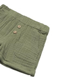 Mayoral Bermuda Tinta Unita con Elastico In Vita per Neonato 1241X VERDE MAYORAL 