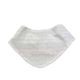 Barcellino Bavetta Tinta Unita con Stampa per Neonato 9356 BIANCO BARCELLINO 