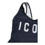 Icon Costume Intero Tinta Unita con Apertura per Bambina CSTM NERO ICON 