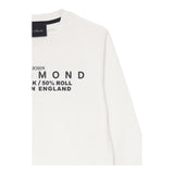 JOHN RICHMOND felpa chiusa girocollo tinta unita con logo Bianco per Bambino RBA24047FE BIANCO JOHN RICHMOND 