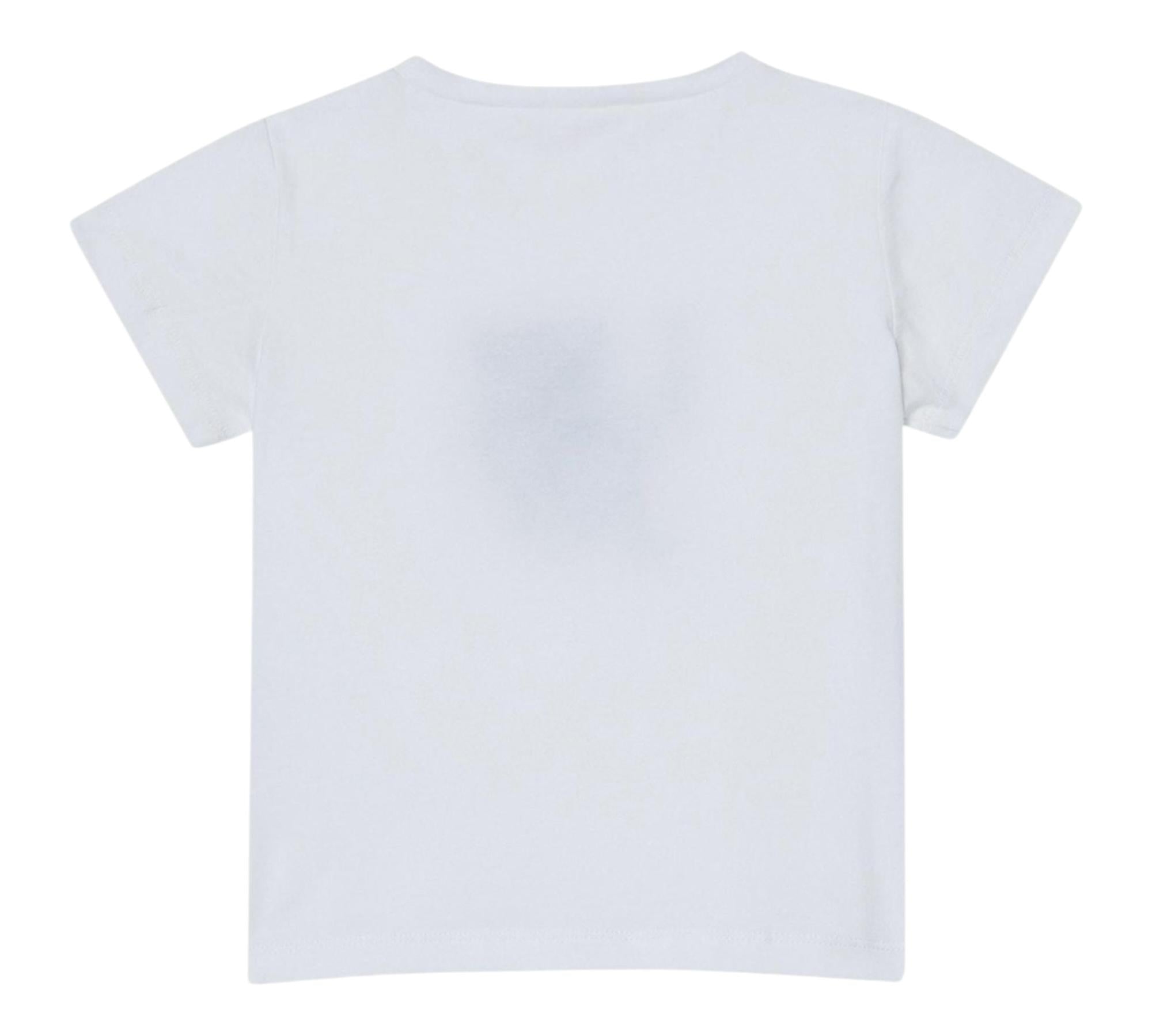 Liu Jo T-Shirts Girocollo Tinta Unita con Stampa per Neonata KA5039J5N BIANCO LIU JO 