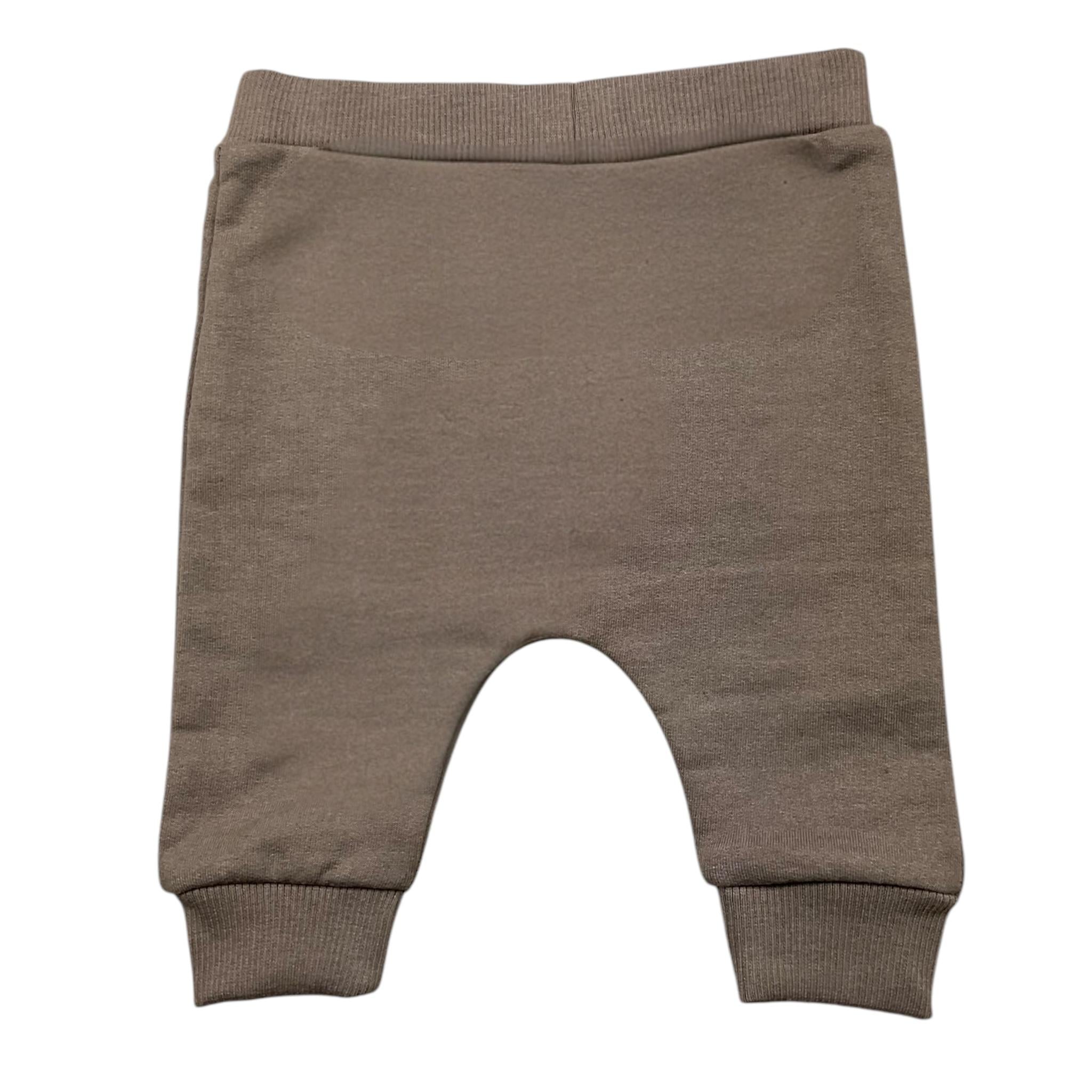 YATSI BABY completo 3pz pantalone-shirt-giubbino tinta unita con cappuccio bottoni e stampa Panna per Neonato 24431550 PANNA YATSI BABY 