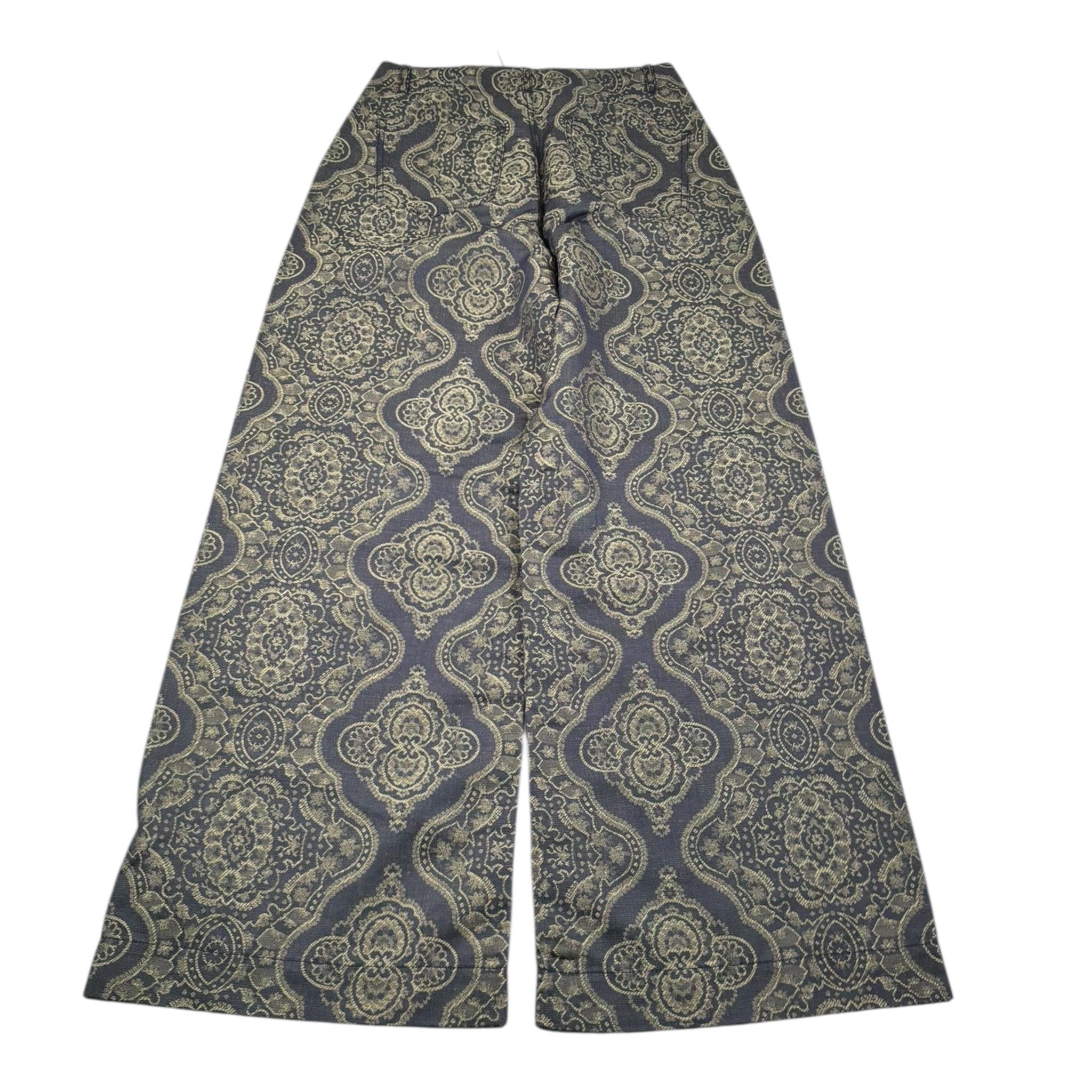 Etro Pantalone Tinta Unita con Stampa per Bambina GW6A00 BLU ETRO 