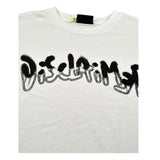 Disclaimer T-Shirt Girocollo Tinta Unita con Stampa per Bambina 25EDK58516 BIANCO DISCLAIMER 