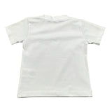 Daniele Alessandrini T-Shirt Girocollo Tinta Unita con Stampa per Neonato 1296M00237XX BIANCO DANIELE ALESSANDRINI 