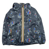K-WAY giubbino tinta unita con zip e cappuccio Blu per Bambino K1127IW BLU K-WAY 