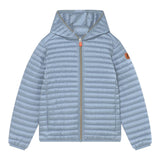 Save The Duck Giubbino Tinta Unita con Cappuccio per Neonato J32310G CELESTE SAVE THE DUCK 