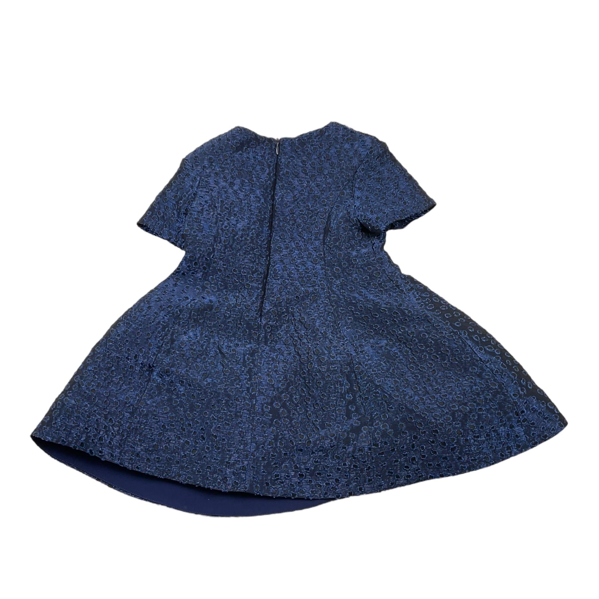 MIMISOL abito tinta unita mezza manica con ricami Blu per Neonata MFAB586N BLU MIMISOL 