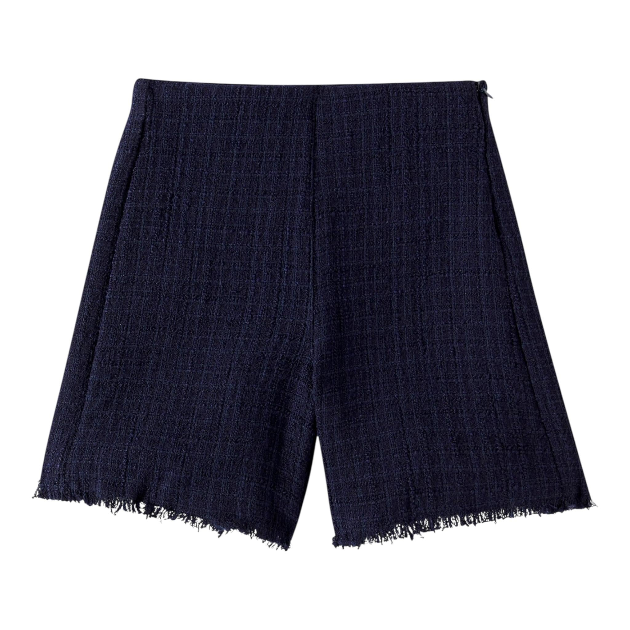 Il Gufo Short Tinta Unita con Girovita Regolabile per Bambina P25PB191C5052 BLU IL GUFO 