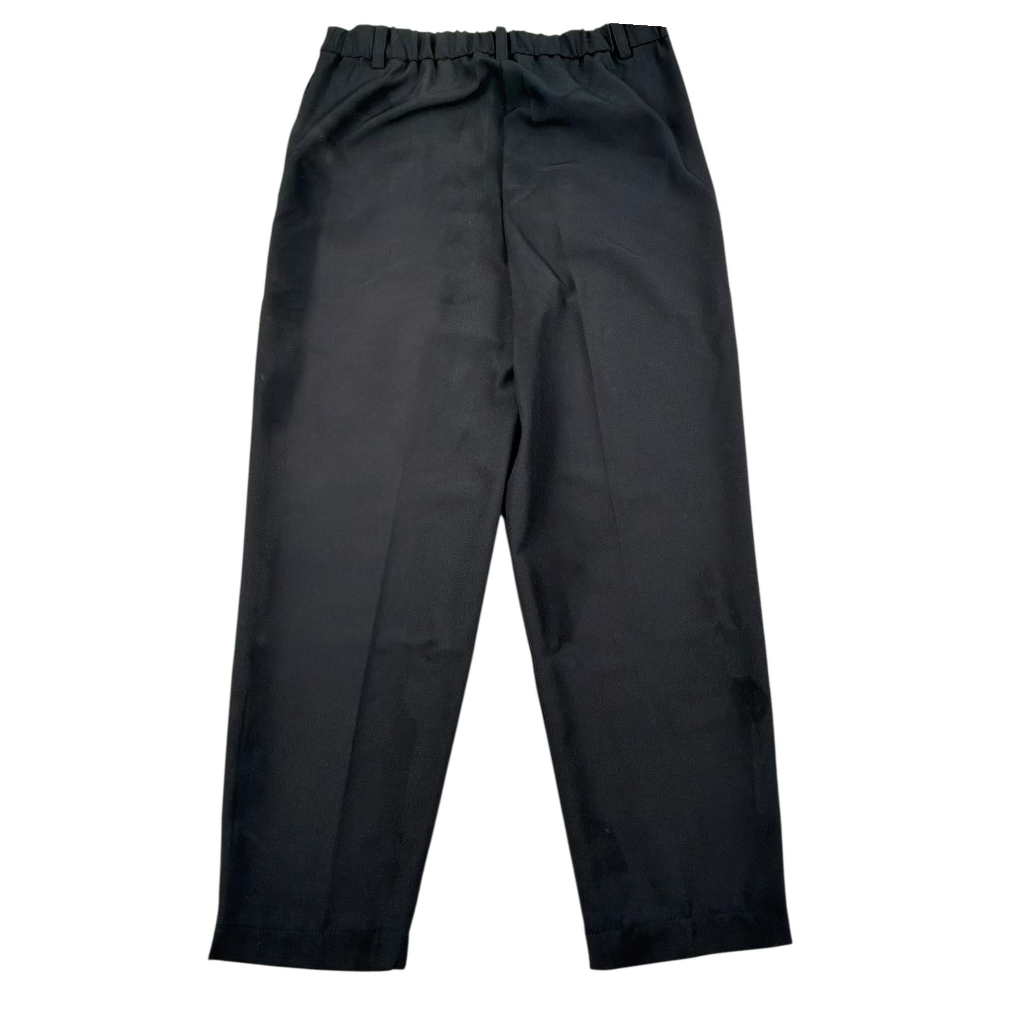 Patrizia Pepe Pantalone Tinta Unita con Elastico In Vita per Bambina 7P0295X NERO PATRIZIA PEPE 