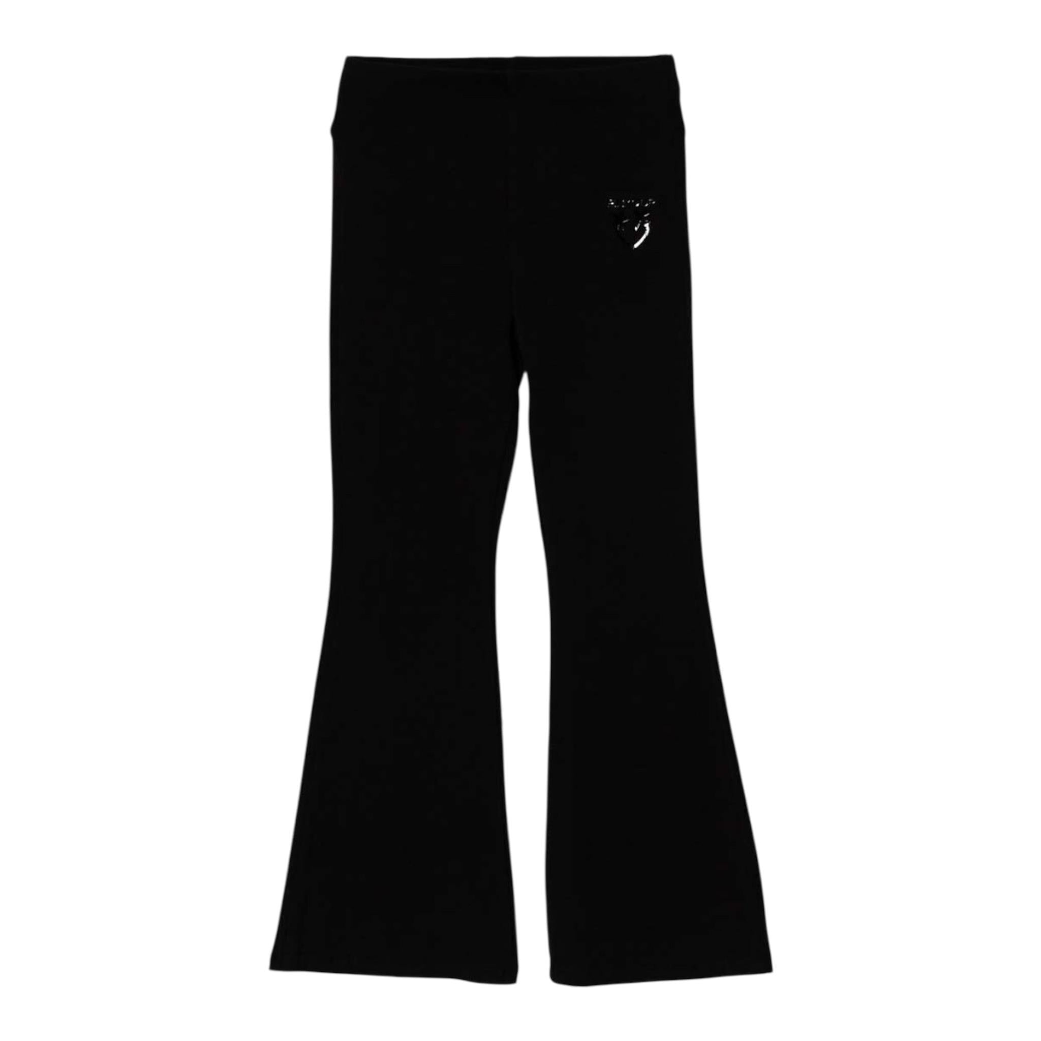 PINKO leggins tinta unita modello a zampa Nero per Bambina F4PIJGLG094 NERO PINKO 