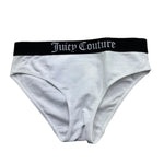 Juicy Couture Slip Tinta Unita con Stampa per Bambina JBX5823 BIANCO JUICY COUTURE 