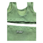 Saint Barth Costume 2 Pezzi Fascia-Mutandina per Bambina BAKER VERDE SAINT BARTH 