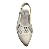 Twinset Ballerina Tinta Unita con Trafori per Bambina 221GCJ04G BIANCO TWINSET 