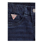 GUESS jeans tinta unita con elastico in vita Blu per Bambino N4BA06D4CA0 BLU GUESS 