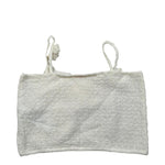 Please Top Tinta Unita con Applicazioni per Bambina M02032G73 PANNA PLEASE 