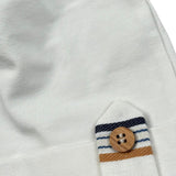 Marlu' Cappello Tinta Unita con Stampa per Neonato EP6173 BIANCO MARLU' 