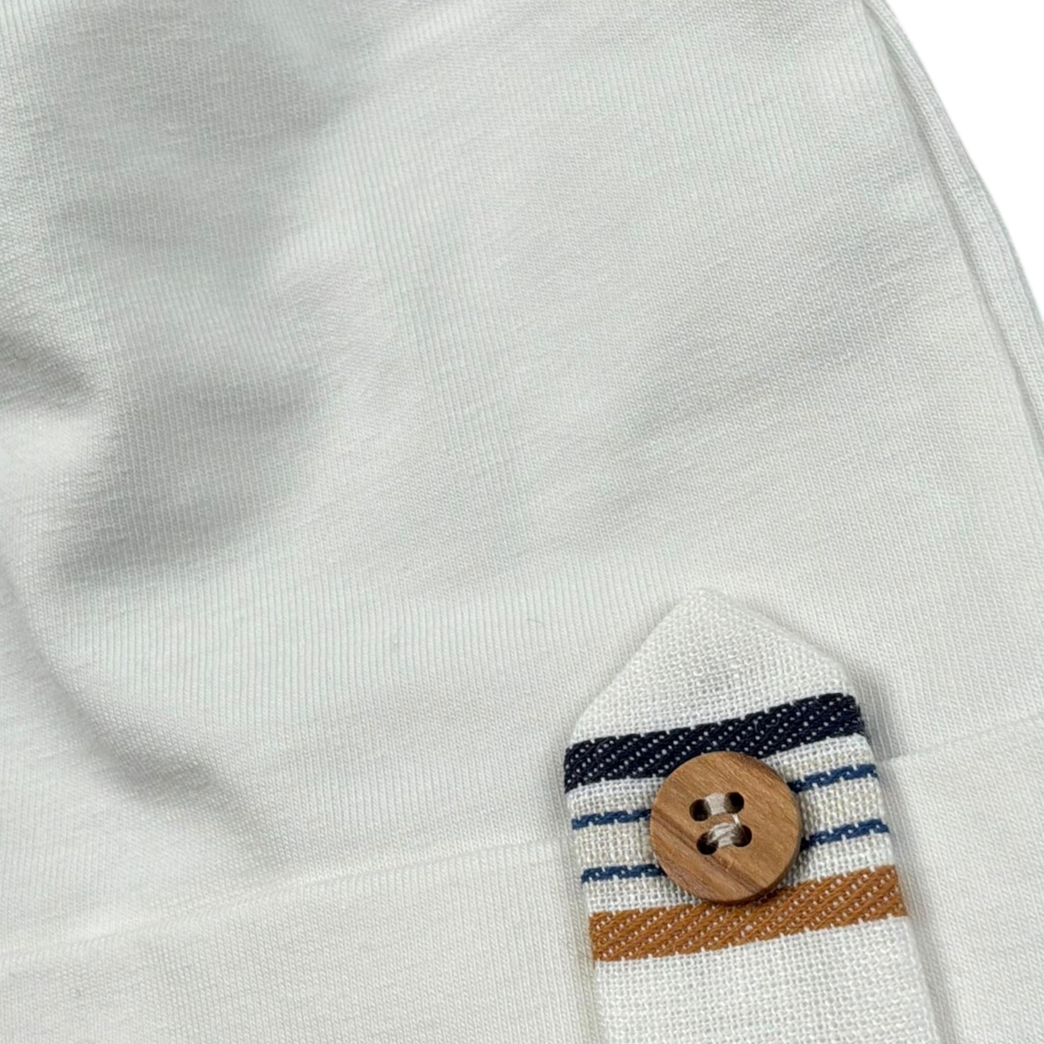 Marlu' Cappello Tinta Unita con Stampa per Neonato EP6173 BIANCO MARLU' 