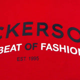 Jeckerson T-Shirt Girocollo Tinta Unita con Stampa per Bambino 118TJMJS25 ROSSO JECKERSON 